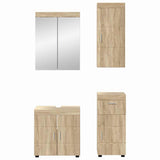 Bathroom Furniture Set TULUM 4 pcs Sonoma Oak 60 x 34 x 63 cm 3398046