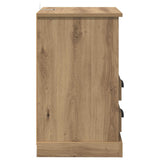 Bedside Cabinet with Drawer 2 pcs Artisan Oak 36 x 43 x 60 cm 881399