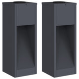 Solar Led Pathway Light 2 pcs Anthracite Cold Rolled Steel 879711