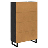 Highboard Black Oak 69.5 x 31 x 115 cm Engineered Wood 882588