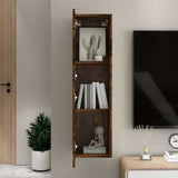 Wall-mounted TV Cabinet Smoked Oak 30.5x30x110 cm 826676