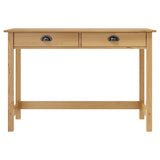 Console Table Hill with 2 Drawers 110x45x74 cm Solid Pine Wood 288991