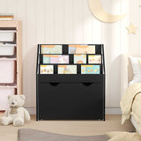 Kids Bookshelf Black 60 x 29.5 x 69 cm Engineered Wood 892390