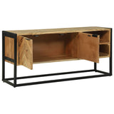 TV Cabinet Brown 110 x 30 x 50 cm Solid Acacia Wood 374111