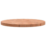 Table Top 70x4 cm Round Solid Wood Beech 355945