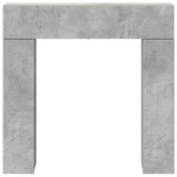 Fireplace Surround Concrete Grey 102 x 18 x 100.5 cm 8006601