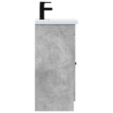 Bathroom Vanity with Sink Concrete Grey 42 x 40 x 84.5 cm 890057