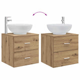 Bathroom Furniture Set 2 pcs Artisan Oak Engineered Wood 3403999