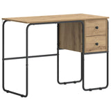 Desk with Storage Artisan Oak 100 x 50 x 75 cm 8008007