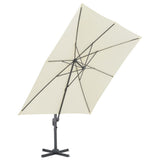Garden Parasol with Portable Base Sand 276343