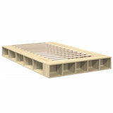 Bed Frame without Mattress Sonoma Oak 135x190 cm Double 3280498