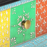 Hand Painted Console Table 80x35x75 cm Solid Mango Wood 286160