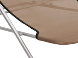Folding Beach Chairs 2 pcs Taupe Textilene&Powder-coated Steel 360193