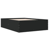 Bed Frame without Mattress Black 140x190 cm 3280938