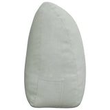 Back Pillow Light Grey 180 x 24 x 50 cm Velvet 42014574