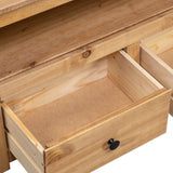Corner TV Cabinet 93x49x49 cm Solid Pine Panama Range 282685