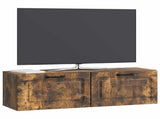 Wall-Mounted TV Cabinet Wall-mounted Smoked Oak 98 x 31 x 30 cm 899410