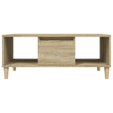 ZNTS Coffee Table Sonoma Oak 90x50x36,5 cm Engineered Wood 821063