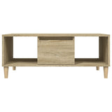 Coffee Table Sonoma Oak 90x50x36,5 cm Engineered Wood 821063