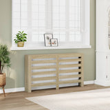 ZNTS Radiator Cover Sonoma Oak 149x20x82 cm Engineered Wood 852701