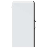 Kitchen Wall Cabinet with Glass Door Porto Black 854008