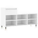 ZNTS Shoe Cabinet White 102x36x60 cm Engineered Wood 831356