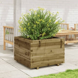 ZNTS Garden Planter 70x70x49.5 cm Impregnated Wood Pine 3282528