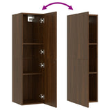 Wall-mounted TV Cabinet Brown Oak 30.5x30x110 cm 826680