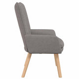 Armchair Taupe 63 x 67 x 94 cm Fabric 42001830