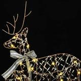 LED Reindeers with 60 LEDs 3 pcs Warm White PET 42019143
