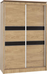 ZNTS Charles 2 Door Sliding Wardrobe 100-101-015