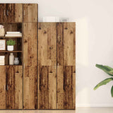 Highboard 2 pcs Old Wood 80 x 42 x 185 cm 3365594