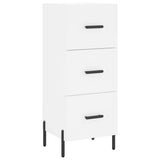 Highboard White 34,5x34x180 cm Engineered Wood 3198857