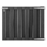 Garden Gate WPC 100x80 cm Grey 49082