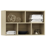 Book Cabinet Sonoma oak Engineered Wood Medium Book Cabinet 800165