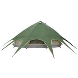 Teepee Tent 9-Person Green and Grey 502 x 502 x 297 cm 42004017