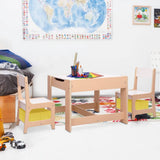 Children's Table with 2 Chairs MDF 80284