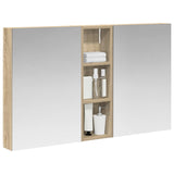 Bathroom Cabinet Set 3 pcs 100 x 10.5 x 60.5 cm Engineered wood 3403698