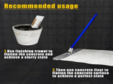 Bull Float Concrete Tools,488 Magnesium Aluminum Alloy Concrete Float with 4 Combinable 05691202