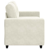 Sofa Cream 160 x 77 x 82 cm Fabric 4105118