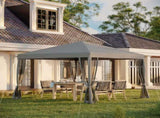 3 x 3 m Pop Up Gazebo, 420D Tent Canopy with Removable Mesh Sidewall Netting, Carry Bag for T3398P324018