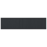 Wall-Mounted Headboard EDE Black Engineered Wood 896046