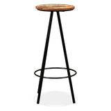 Bar Stools 2 pcs Solid Reclaimed Wood 245445