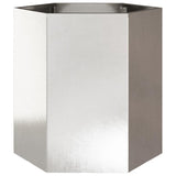 Garden Planter Hexagon 46x40x45 cm Stainless Steel 851116
