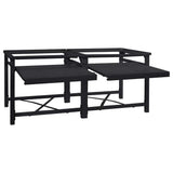 Washing Machine Pedestal 2 pcs Black 120 x 56 x 52 cm Steel 42022038