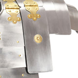 Roman Soldier Body Armour Replica LARP Silver Steel 286208