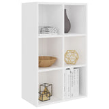 800342 Book Cabinet/Sideboard White 66x30x98 cm Engineered Wood