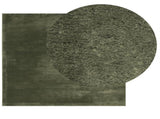 Rug HUARTE Short Pile Soft and Washable Forest Green 160x160 cm 375097