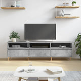 TV Cabinet Concrete Grey 150x30x44.5 cm Engineered Wood 831272