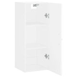Wall Mounted Cabinet White 34.5x34x90 cm Engineered Wood 834994